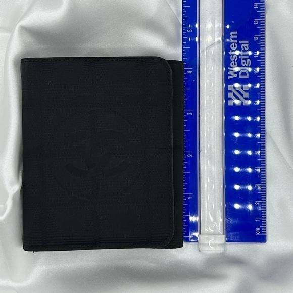 CHANEL Travel Line Tri-Fold Nylon Leather Wallet AT COST! - Picture 12 of 13